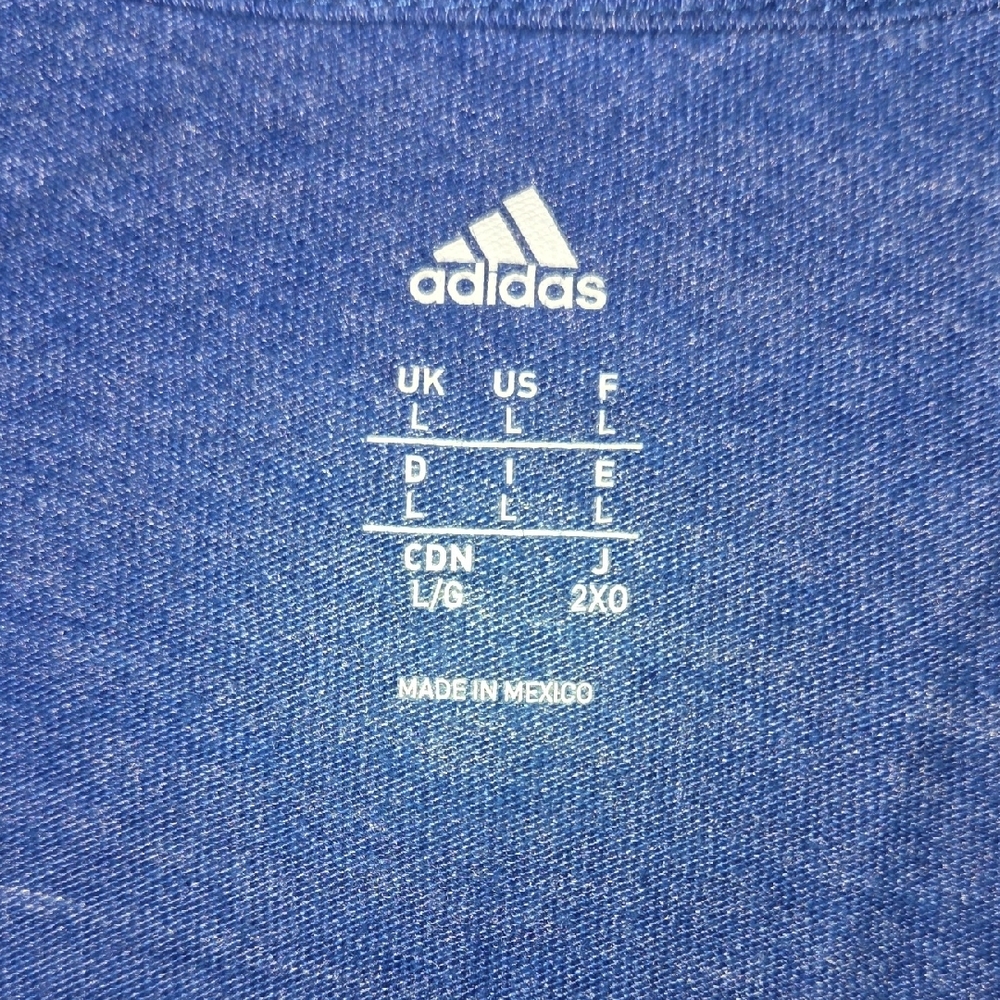 Adidas Blue Kansas Jayhawks Tee - Picture 2 of 2